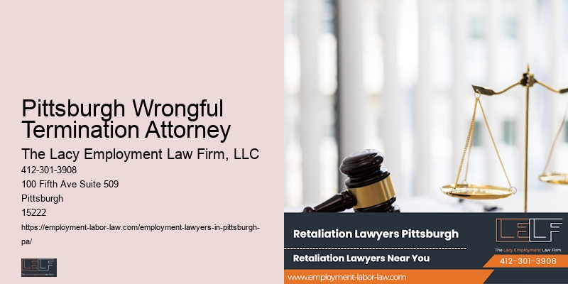 Pittsburgh Wrongful Termination Attorney