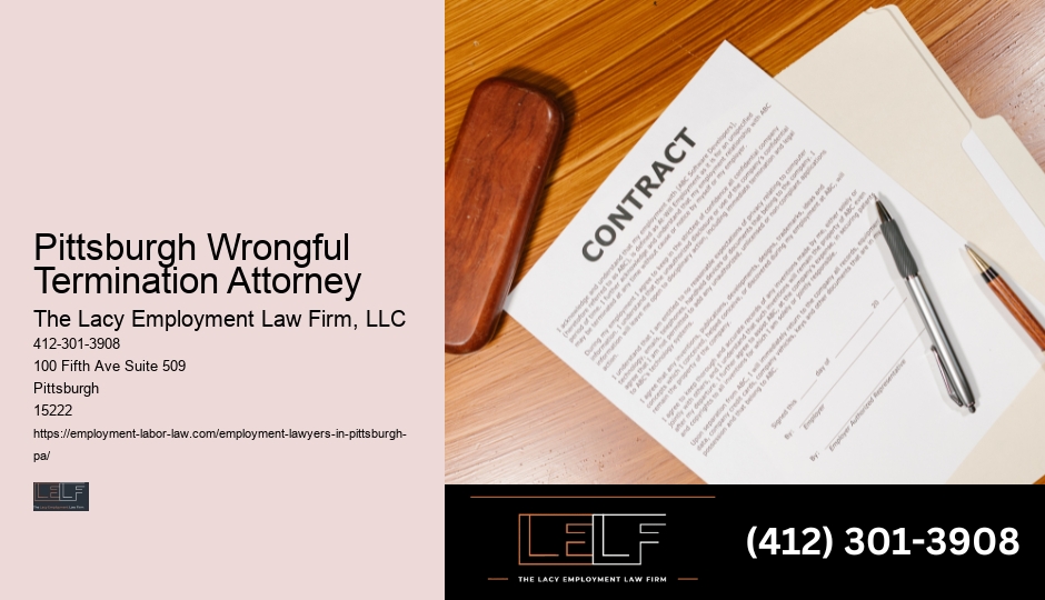 Top-rated Employment Attorney Pittsburgh Wrongful Termination Attorney PA