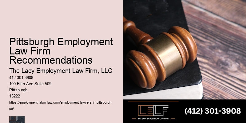 Pittsburgh Employment Law Firm Recommendations