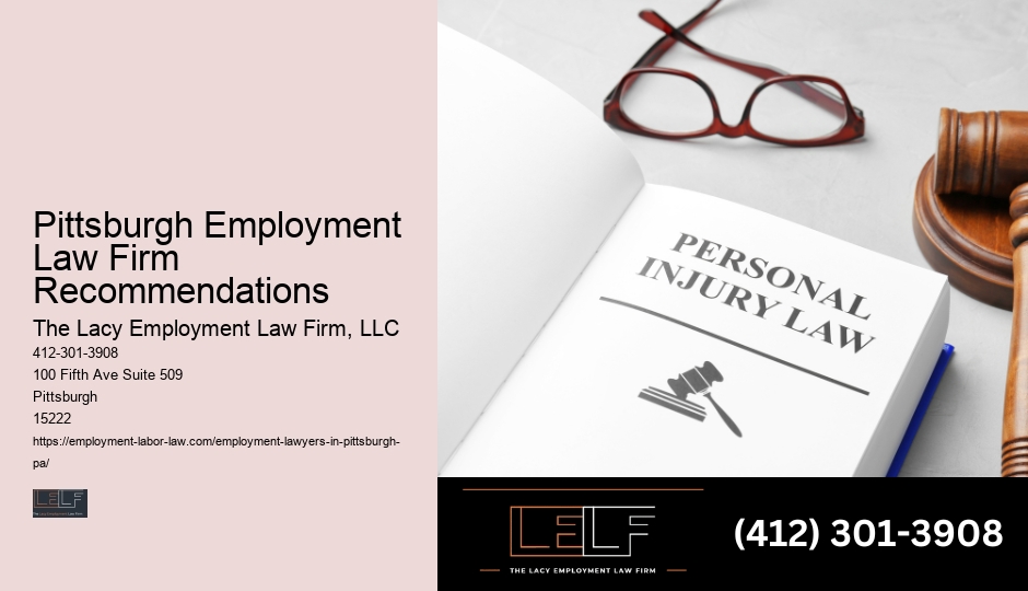 Pittsburgh Employment Law Firm Services