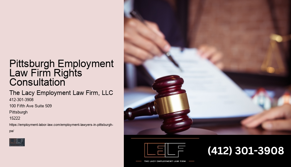 Pittsburgh Employment Lawyer Payment Assistance