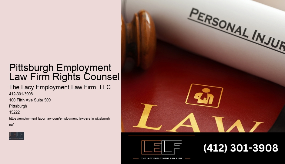 Pittsburgh Employment Law Advisory Services